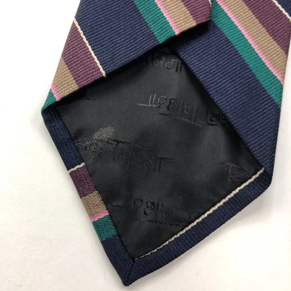 Robert Talbott Best of Class 100% Silk Neck Tie Men’s Striped Vintage VTG 55
